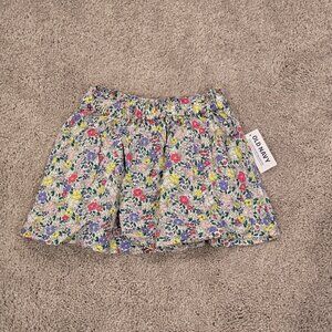 Old Navy Multicolor Floral Printed Ruffle-Trim Skirt for Toddler Girl | Size 2T